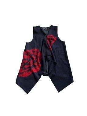 Democracy Cascade Front Floral Vest Large